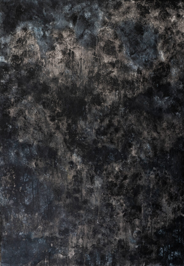 Abstract painting in dark colors